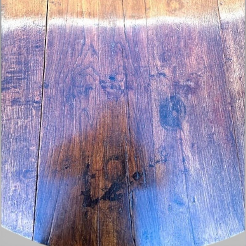 20th Century Oak Double Gateleg Dining Table in the 18th Century Style - Image 10